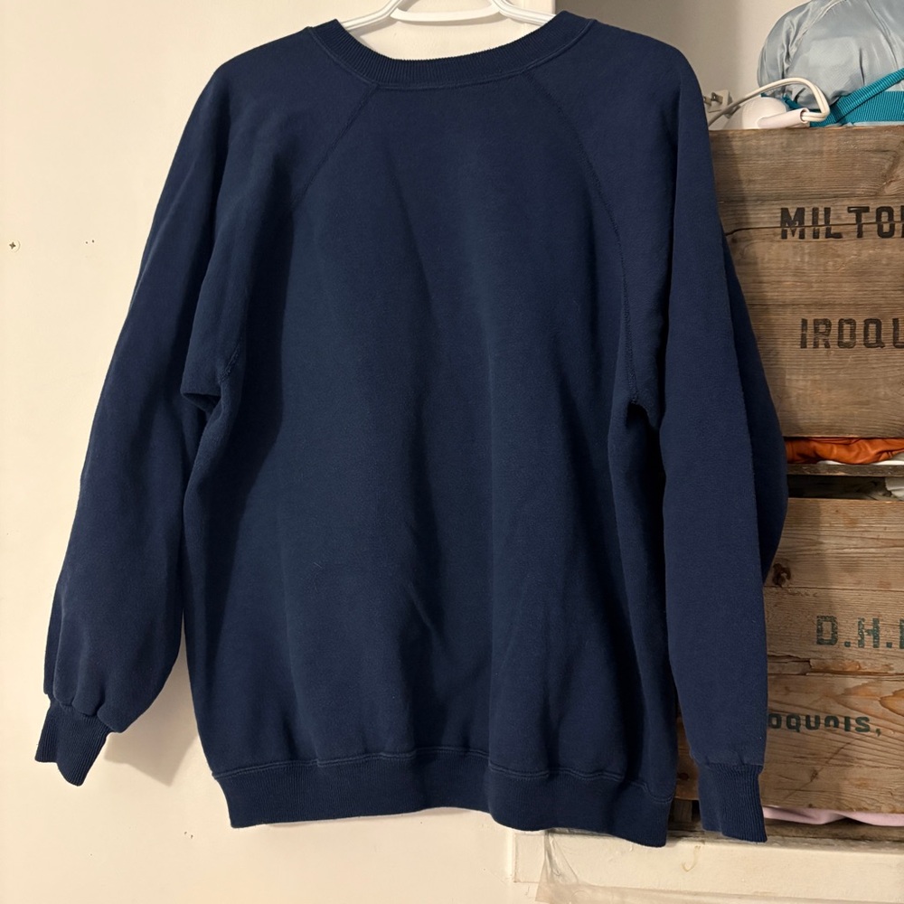 Vintage Hanes Unisex Size 2XL Navy Blue Crewneck Sweater